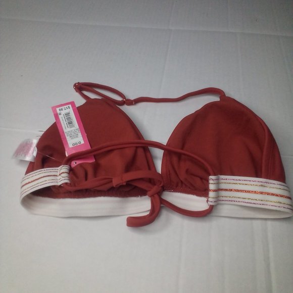 Xhilaration Swim Bikini Top D/DD Brown - Picture 3 of 11